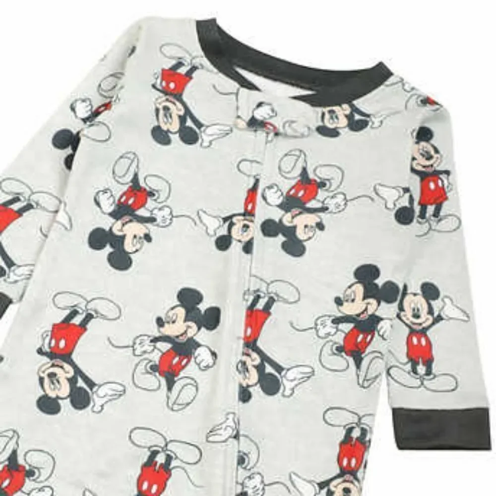 Mickey Mouse Character Infant 4-piece Sleep Set, Gray